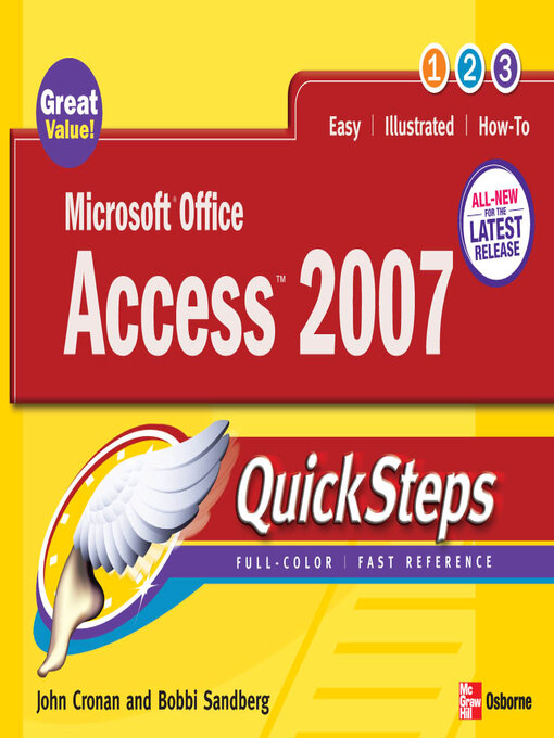 Title details for Microsoft Office Access 2007 by John Cronan - Wait list